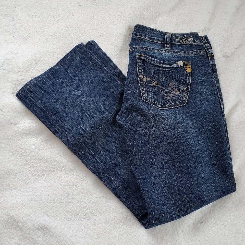 Silver Tuesday Boot Cut Jeans, Sz W31/L33